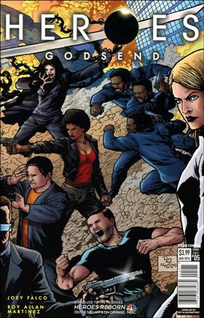 Heroes: Godsend issue 5-B Villain Right Side Cover