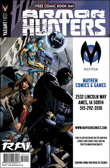 Valiant FCBD 2014 Armor Hunters Special issue nn-CF Mayhem Comics & Games (Ames) Cover