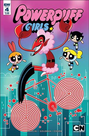 Powerpuff Girls (2016) issue 4  Derek Charm Cover