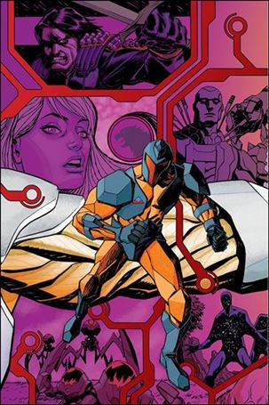 X-O Manowar (2012)  issue 0-F Dave Johnson Connecting Near Right Cover