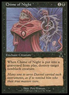 Magic the Gathering: Urza's Destiny (Base Set) card 56 Chime of Night