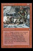 Magic the Gathering: Ice Age (Base Set) card 189 Goblin Sappers