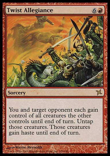 Magic the Gathering: Betrayers of Kamigawa (Base Set) card 120 Twist Allegiance