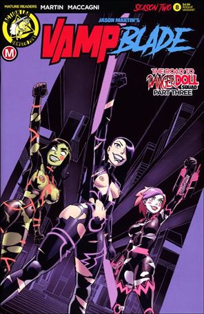Vampblade Season 2 issue 8-B Winston Young Risque Cover