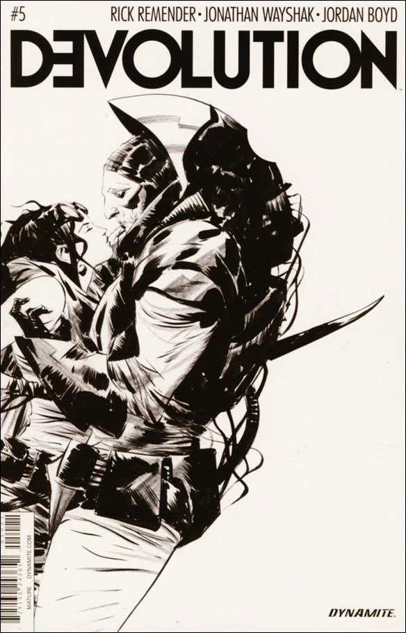 Devolution issue 5-B 1:10 Black & White Cover