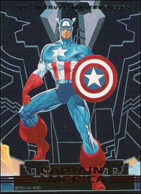 1993 Marvel Masterpieces (Base Set) card 15 Captain America