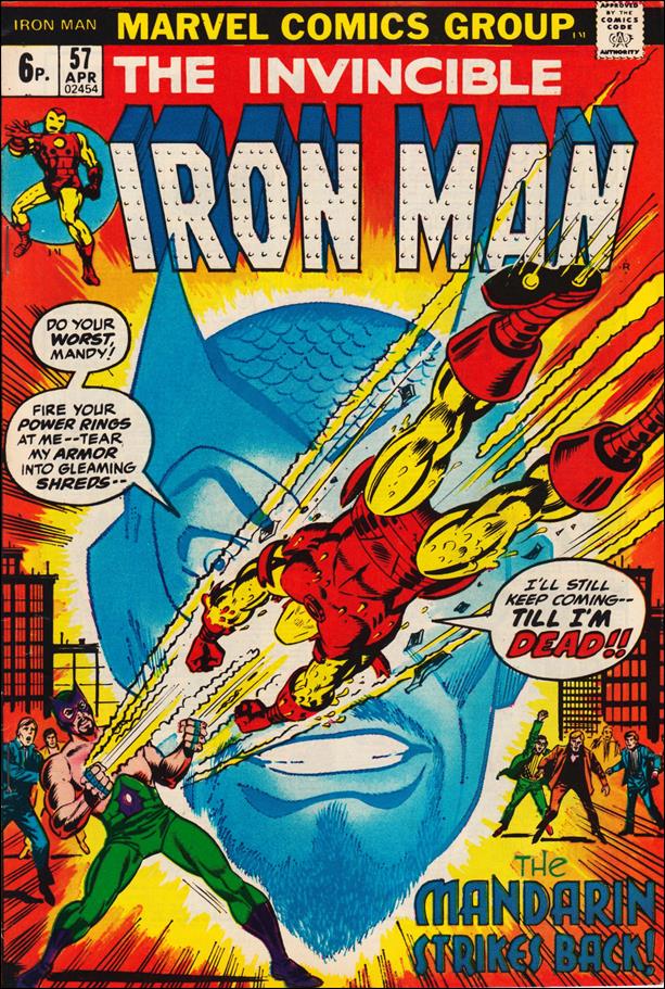 Iron Man (1968) issue 57-B UK Price Cover