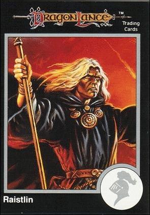 TSR 1991 Trading Cards Premier Edition Factory Set (Base Set) card 9 Dragonlance - Raistlin