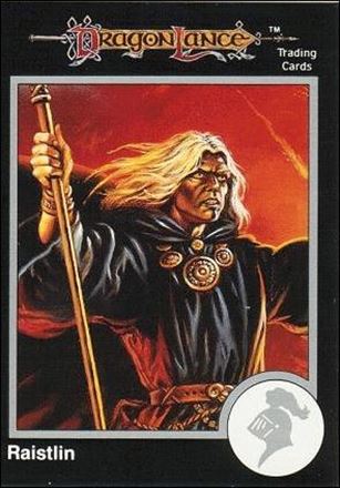 TSR 1991 Trading Cards Premier Edition Factory Set (Base Set) card 9 Dragonlance - Raistlin
