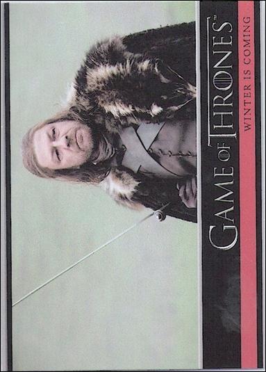 Game of Thrones: Season One (Base Set) card 1 Winter is Coming