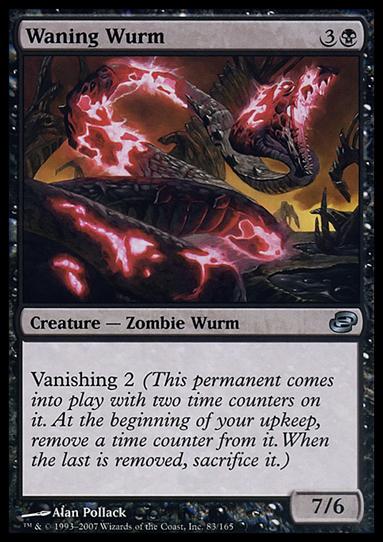 Magic the Gathering: Planar Chaos (Base Set) card 83 Waning Wurm