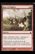 Magic the Gathering: Ravnica (Base Set)  card 138 Rain of Embers