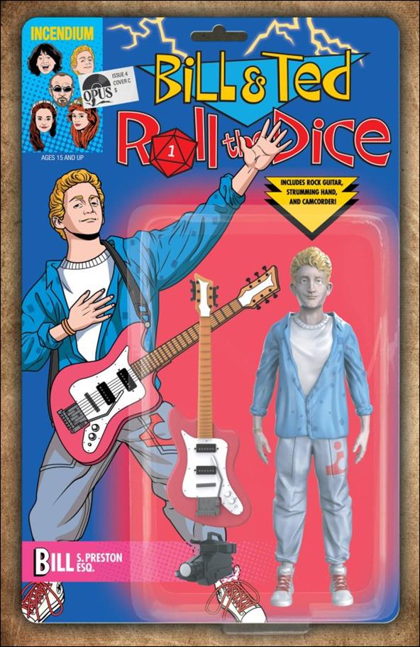 Bill & Ted Roll the Dice issue 4-C Lukas Ketner 1:5 Action Figure Cover