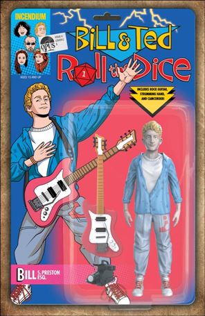 Bill & Ted Roll the Dice issue 4-C Lukas Ketner 1:5 Action Figure Cover