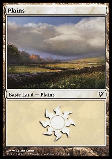 Magic the Gathering: Avacyn Restored (Base Set) card 232 Plains