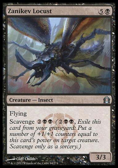 Magic the Gathering: Return to Ravnica (Base Set) card 84 Zanikev Locust