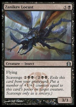 Magic the Gathering: Return to Ravnica (Base Set) card 84 Zanikev Locust