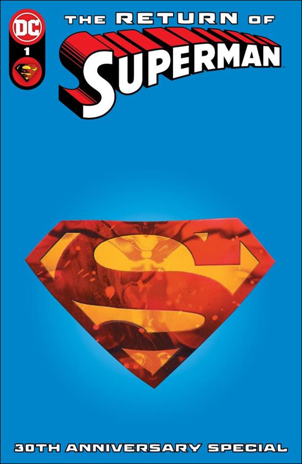 Return of Superman 30th Anniversary Special issue 1-B John Giang Cyborg Superman Die-Cut Cover