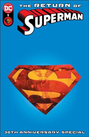 Return of Superman 30th Anniversary Special issue 1-B John Giang Cyborg Superman Die-Cut Cover