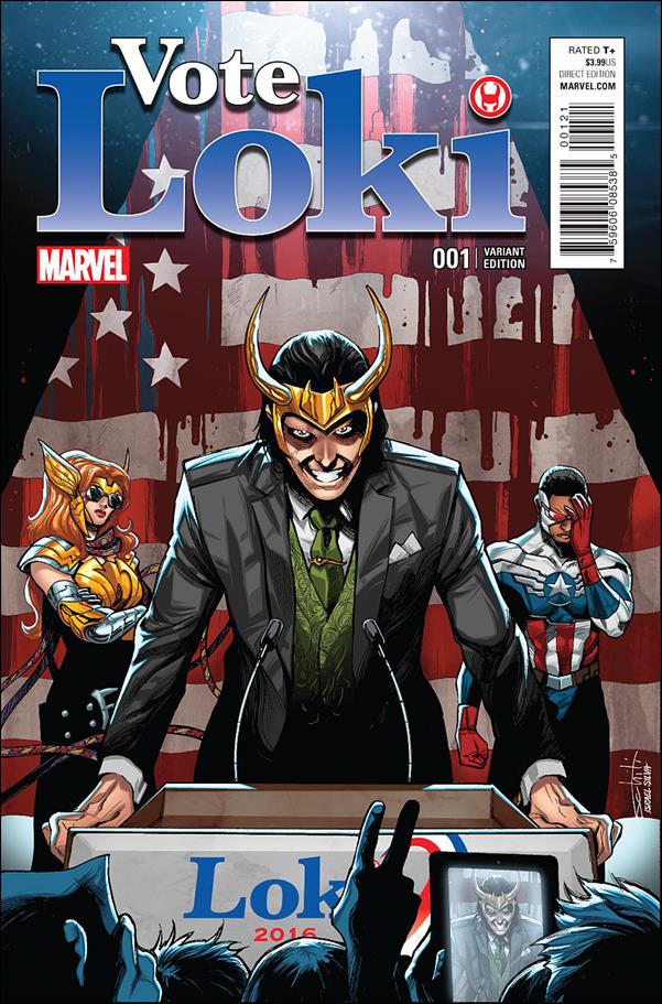 Vote Loki issue 1-B Valerio Schiti Cover