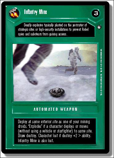 Star Wars: Hoth Limited (Base Set) card 78 Infantry Mine