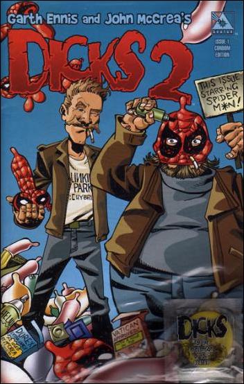 Dicks 2 issue 1-C Condom Cover 1/2000