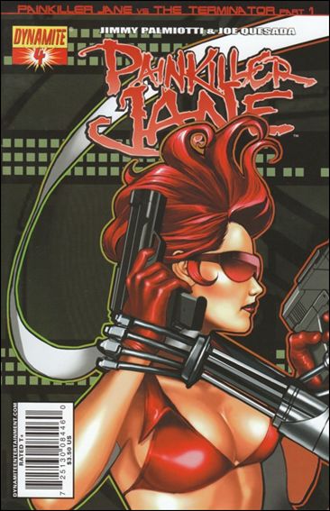Painkiller Jane (2007) issue 4 Painkiller Jane "Left Side" Cover