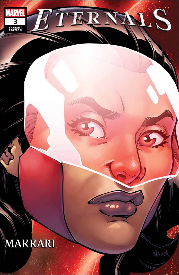 Eternals (2021) issue 3-B Todd Nauck Marvel Headshot Cover