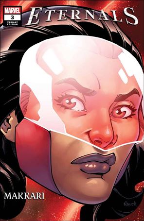 Eternals (2021) issue 3-B Todd Nauck Marvel Headshot Cover