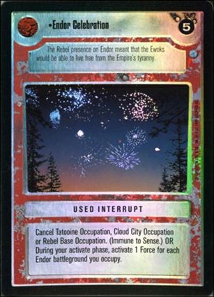 Star Wars: Endor Limited (Foil Subset) card 15 Endor Celebration