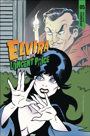 Elvira Meets Vincent Price issue 5-C Anthony Marques Cover