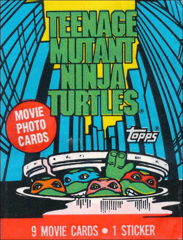 Teenage Mutant Ninja Turtles Movie card 2 Sealed Pack