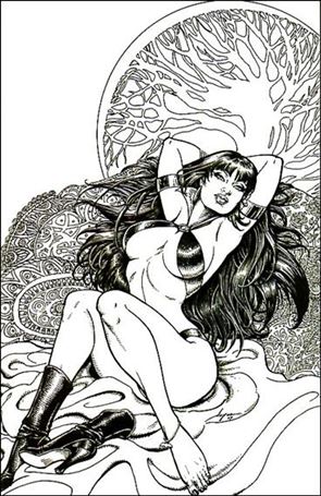 Vampirella Quarterly issue 1.3-C Joyce Chin Black and White Cover 1/500