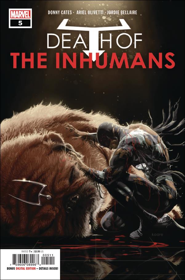Death of the Inhumans issue 5 Kaare Andrews Cover