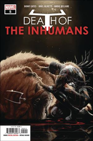 Death of the Inhumans issue 5 Kaare Andrews Cover