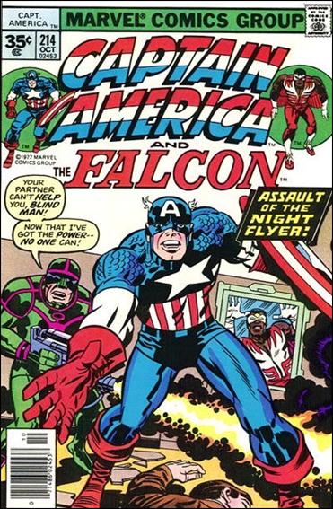Captain America (1968) issue 214-B 35 Cent Price Cover 