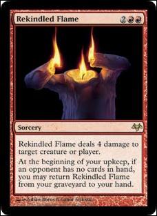 Magic the Gathering: Eventide (Base Set) card 61 Rekindled Flame