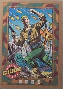 G.I. Joe Hall of Fame (Promo) card 1 Duke (Gold Border)