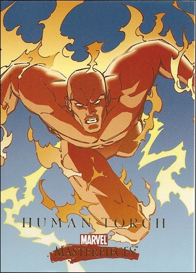 2008 Marvel Masterpieces: Series 2 (Base Set) card 35 Human Torch