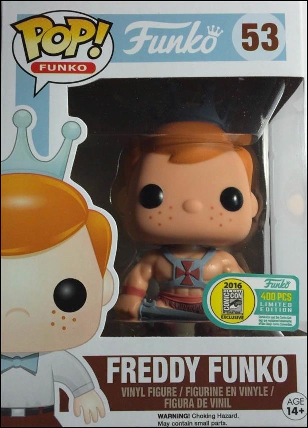 Pop! Funko - Freddy Funko figure 53 Freddy Funko (He-Man) SDCC 1/400