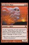Magic the Gathering: 10th Edition (Base Set) card 216 Lavaborn Muse