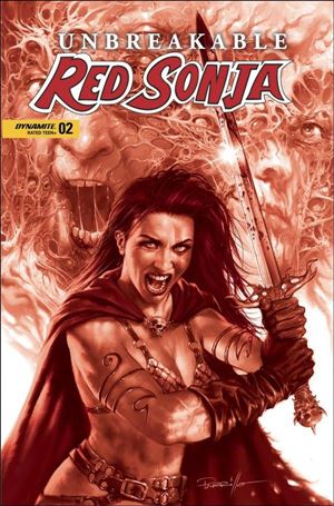 Unbreakable Red Sonja issue 2-G Lucio Parrillo 1:10 Tint Cover