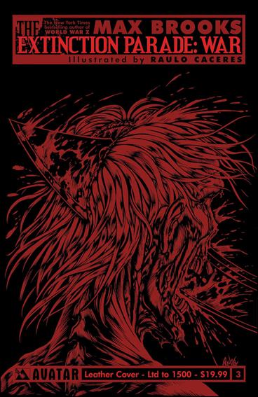 Extinction Parade: War issue 3-F Leather Cover 1/1500