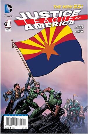 Justice League of America (2013)  issue 1-MC Arizona State Flag Cover