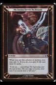 Magic the Gathering: Archenemy (Scheme Subset) card 28 My Genius Knows No Bounds