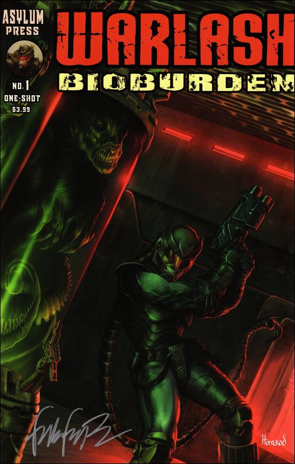 Warlash: Bioburden issue 1 Homeros Gilani Cover