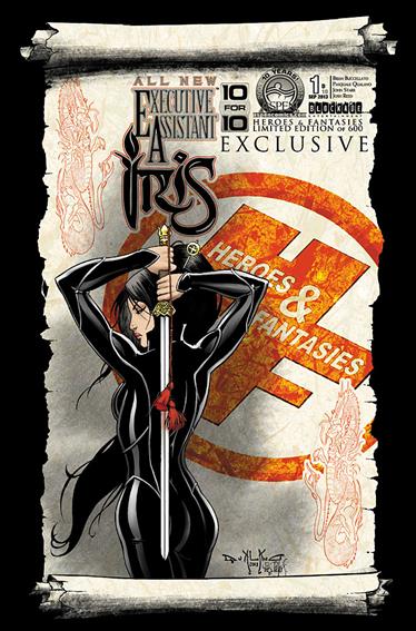 Executive Assistant: Iris (2013) issue 1-D10 Pasquale Qualano Heroes & Fantasies Cover 1/600