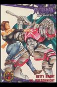 1997 Fleer Ultra Spider-Man (Base Set Red) card 60 Betty Brant Vs. Dreadknight