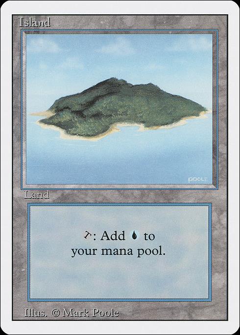 Magic the Gathering: Revised (Base Set) card 293 Island