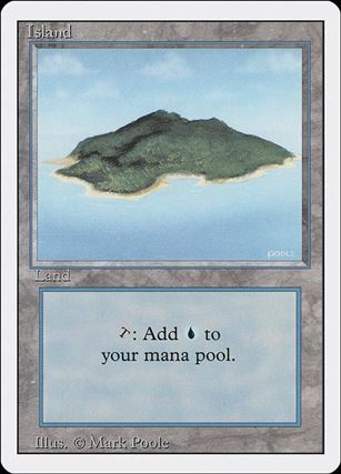 Magic the Gathering: Revised (Base Set) card 293 Island